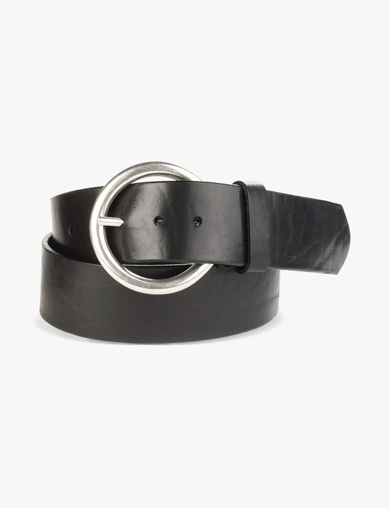 Vika Bridle Belt, Black/Silver