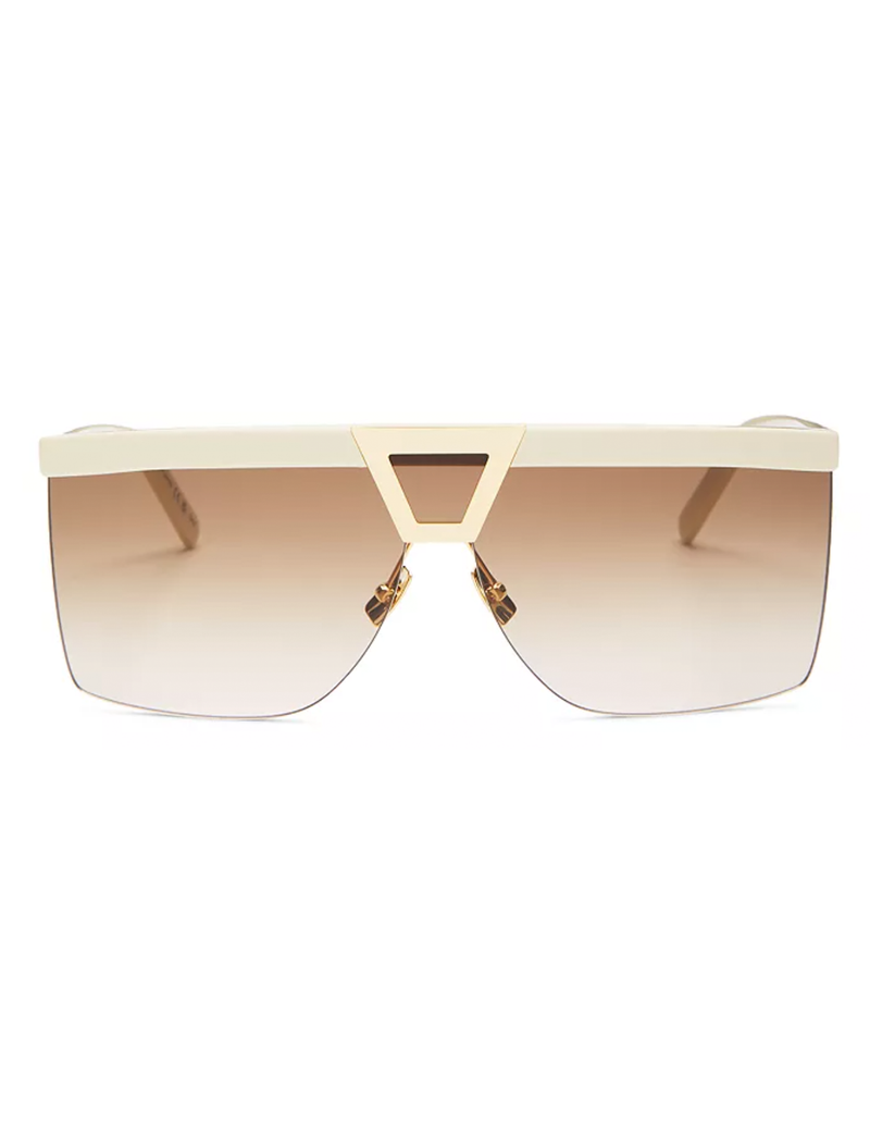 Palace Sunglasses, Ivory/Brown