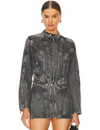 Ash Denim Racer Jacket, Griffith