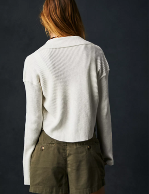 Ella Sweater Shirt, Ivory