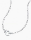 Parker Mini Necklace, Silver