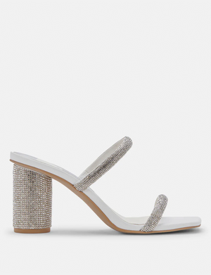 Noles Rhinestone Heels, Crystal