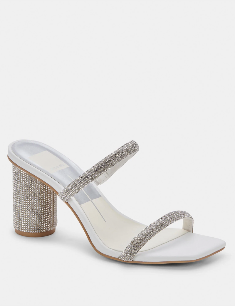 Noles Rhinestone Heels, Crystal