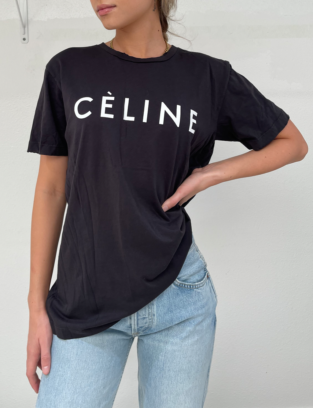 Celine Unisex Tee, Black