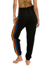 5 Stripe Sweatpants, Black 2