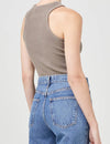 Bea Cutaway Tank, Biscotti
