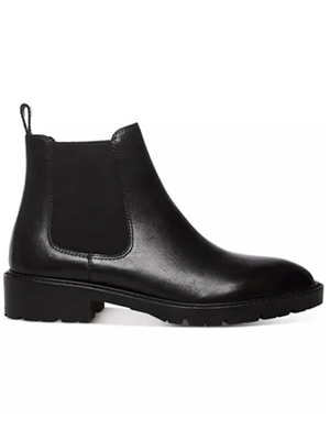 Leopold Chelsea Boot, Black Leather