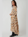 Rows of Roses Maxi, Ivory Combo