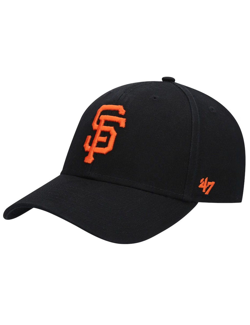 SF Giants Basic Ball Cap, Black/Orange