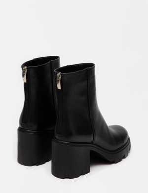 Goucho Boots, Black Leather